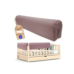 Bettkantenschutz für Babybett – Lila Cord