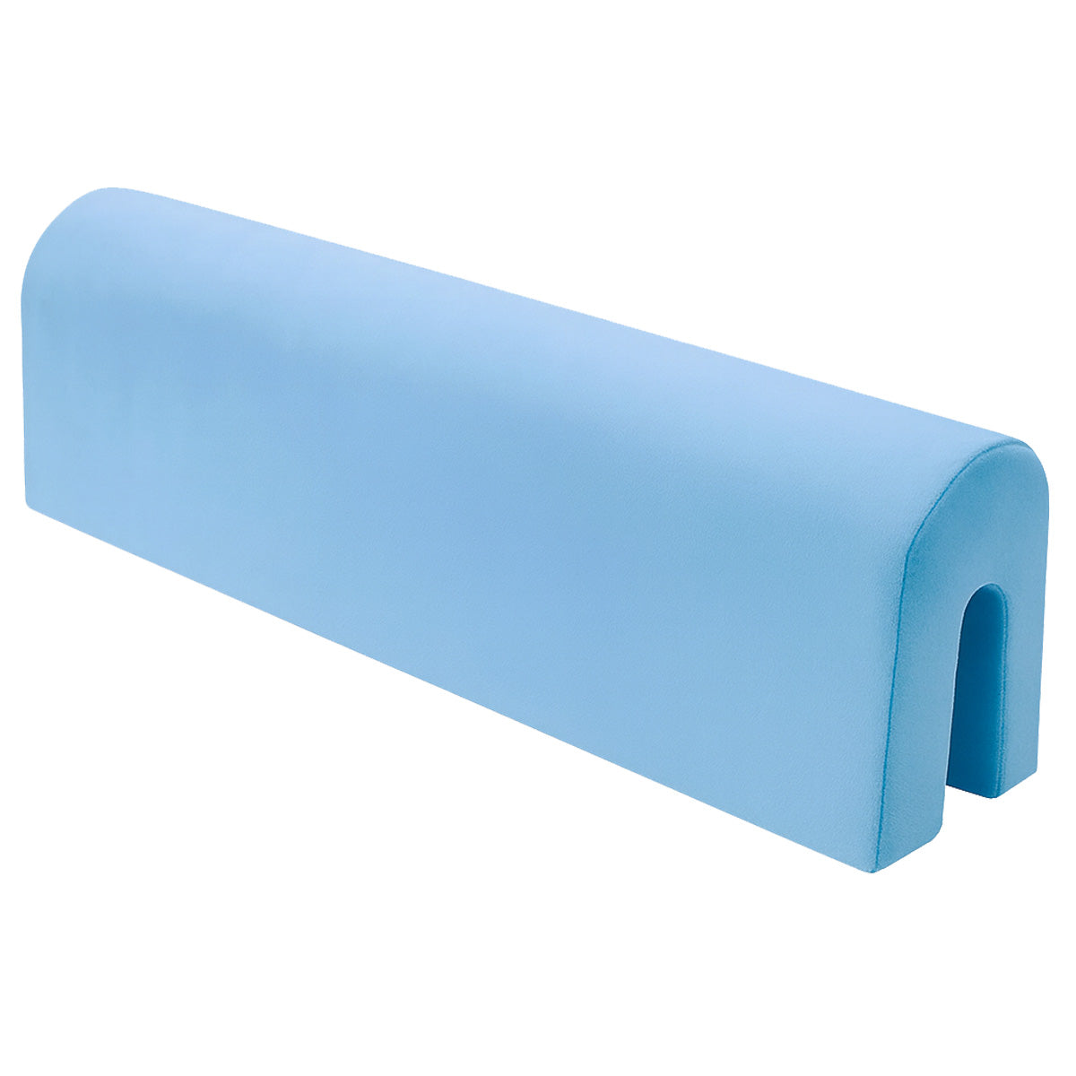 Bettkantenschutz – Polsterung für Gitterbett & Bettkante – Blau Mikrofaser