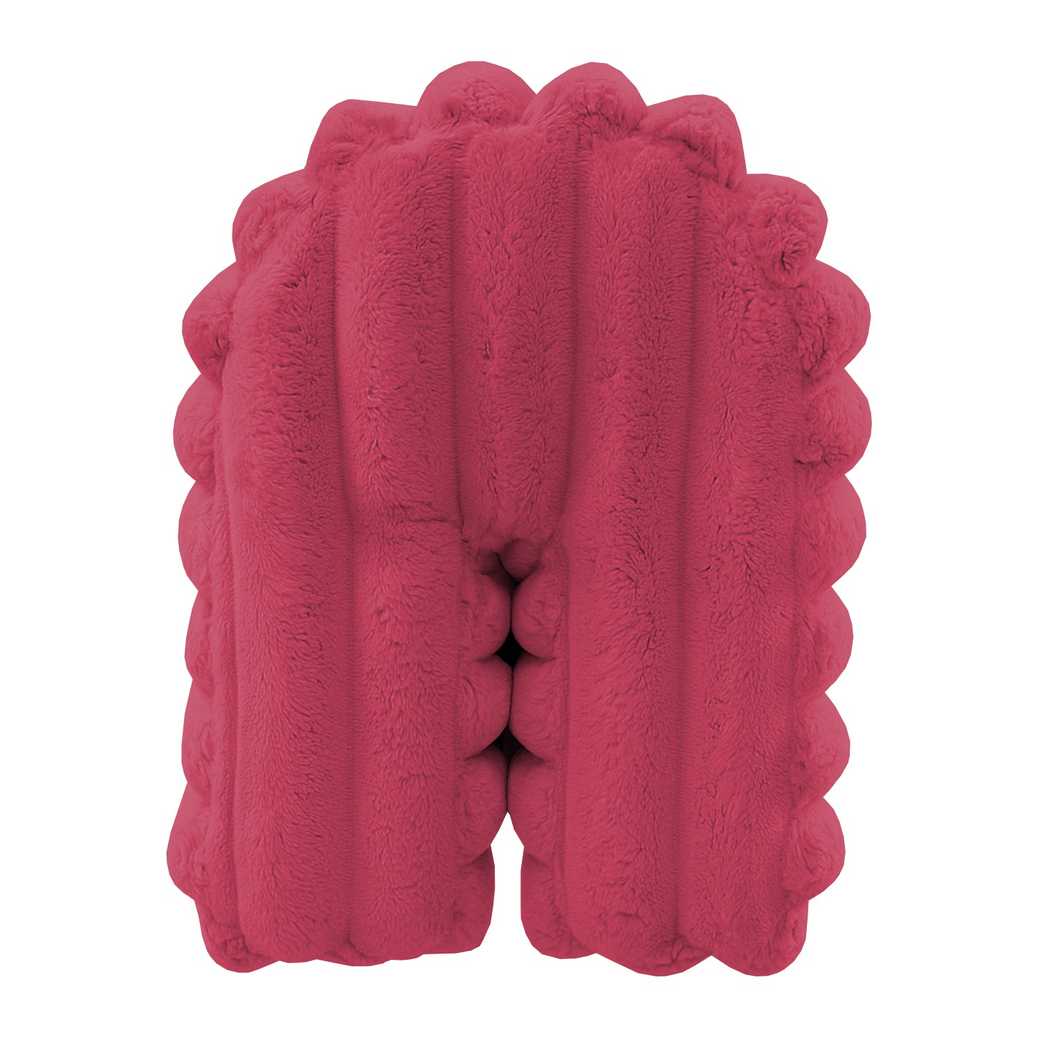 Bettkantenschutz für Babybett – Bordeauxrot Cord