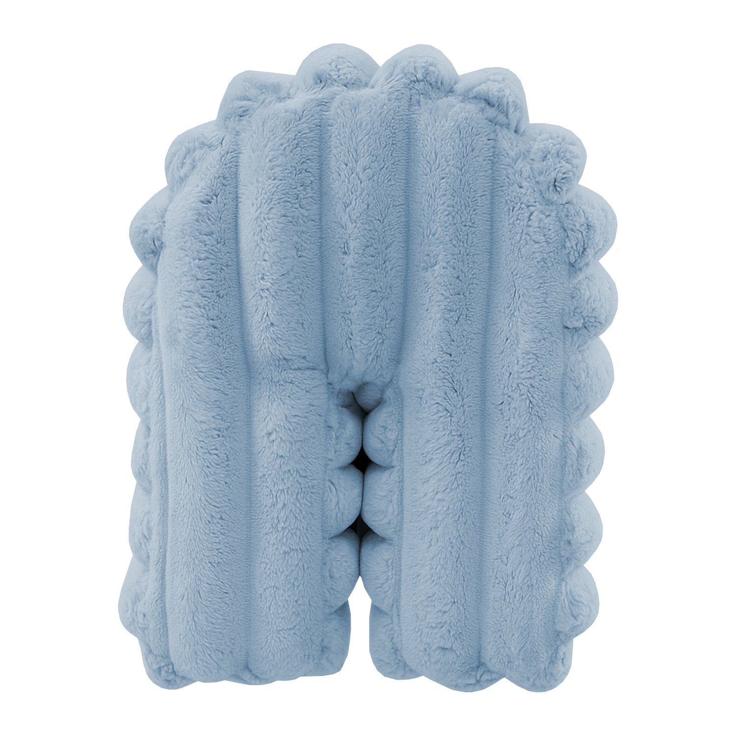 Bettkantenschutz für Babybett – Blau Cord