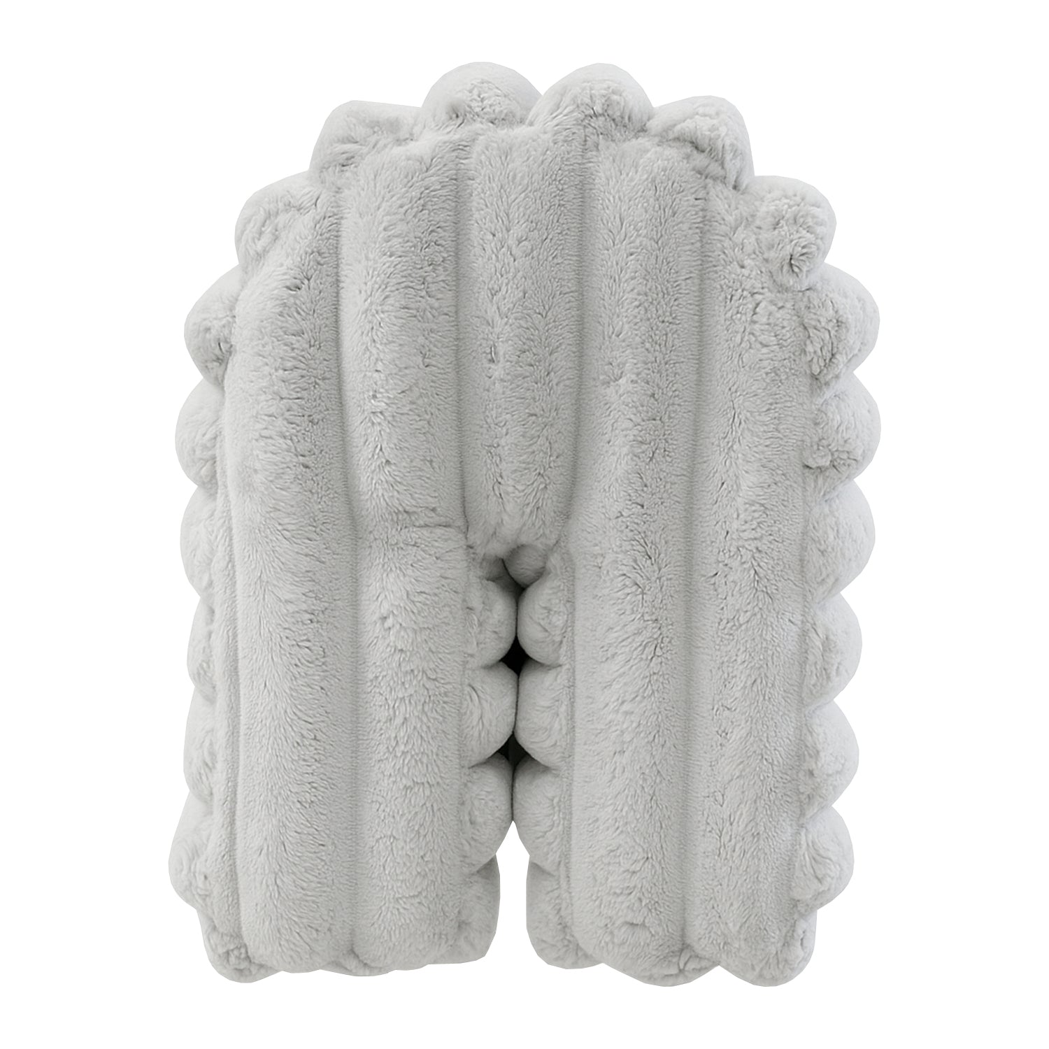 Bettkantenschutz für Babybett – Hellgrau Cord