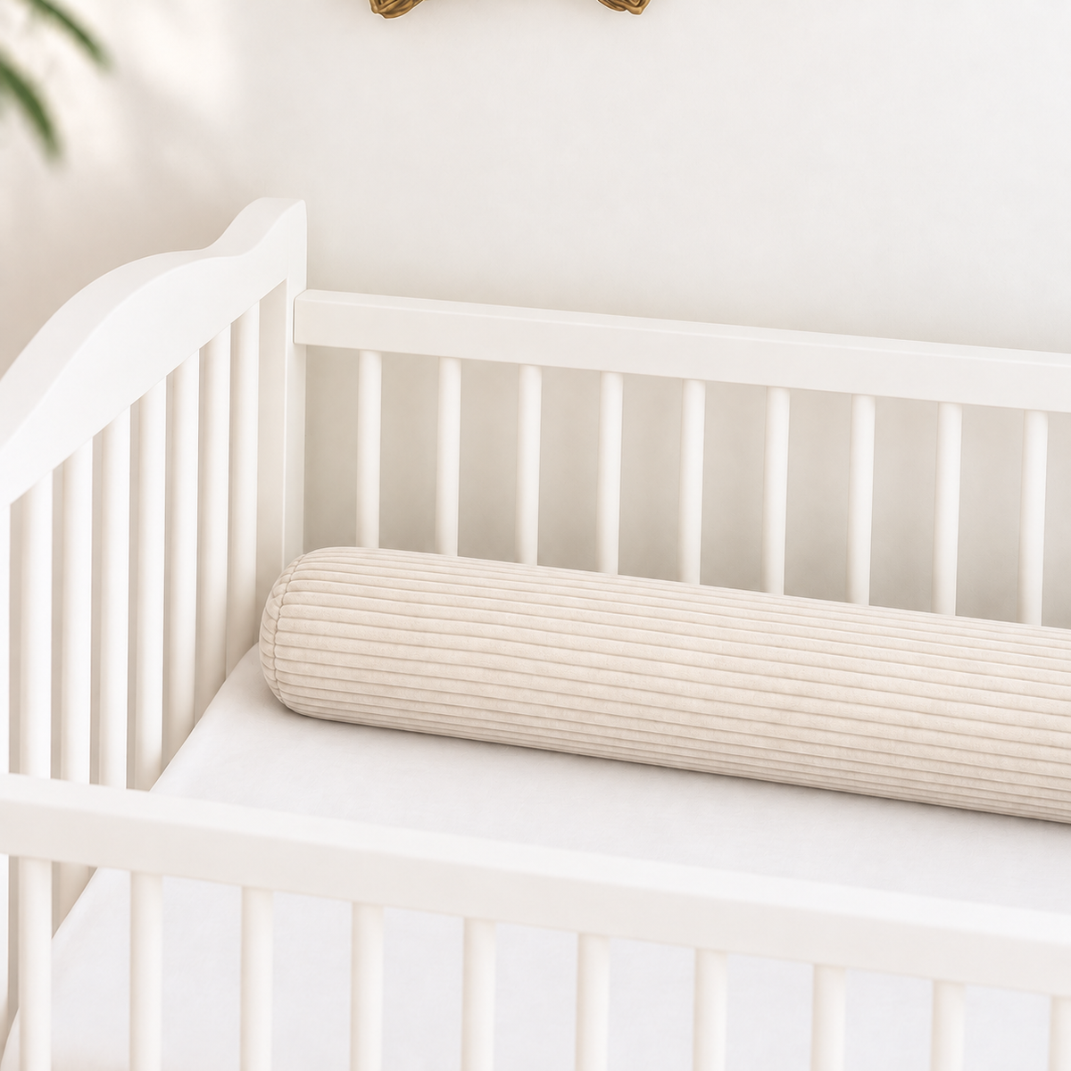 Bettschlange Kissen – Ideal als Stillkissen & Seitenschläferkissen - 150cm - Beige Cord