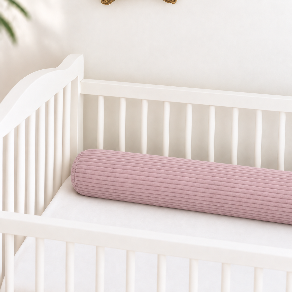 Bettschlange Kissen – Ideal als Stillkissen & Seitenschläferkissen - 150cm - Lila Cord