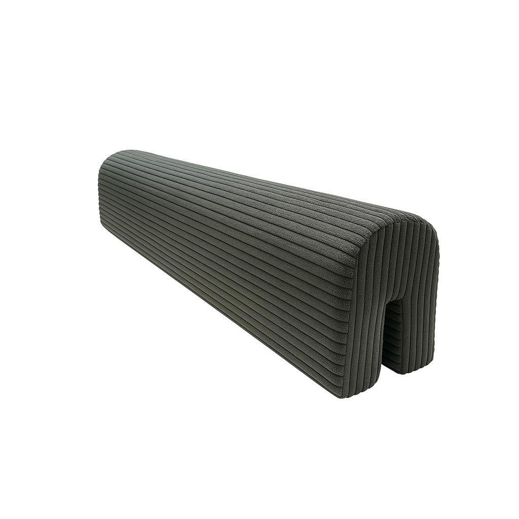 Bettkantenschutz für Babybett – Grau Cord